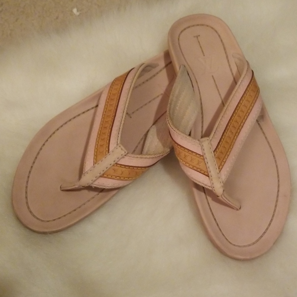Louis Vuitton flip flops